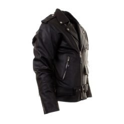 Alternative view of Black Leather Jacket Men