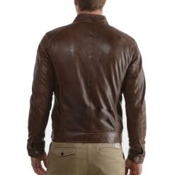 Alternative view of Mens Brown Leather Jacket