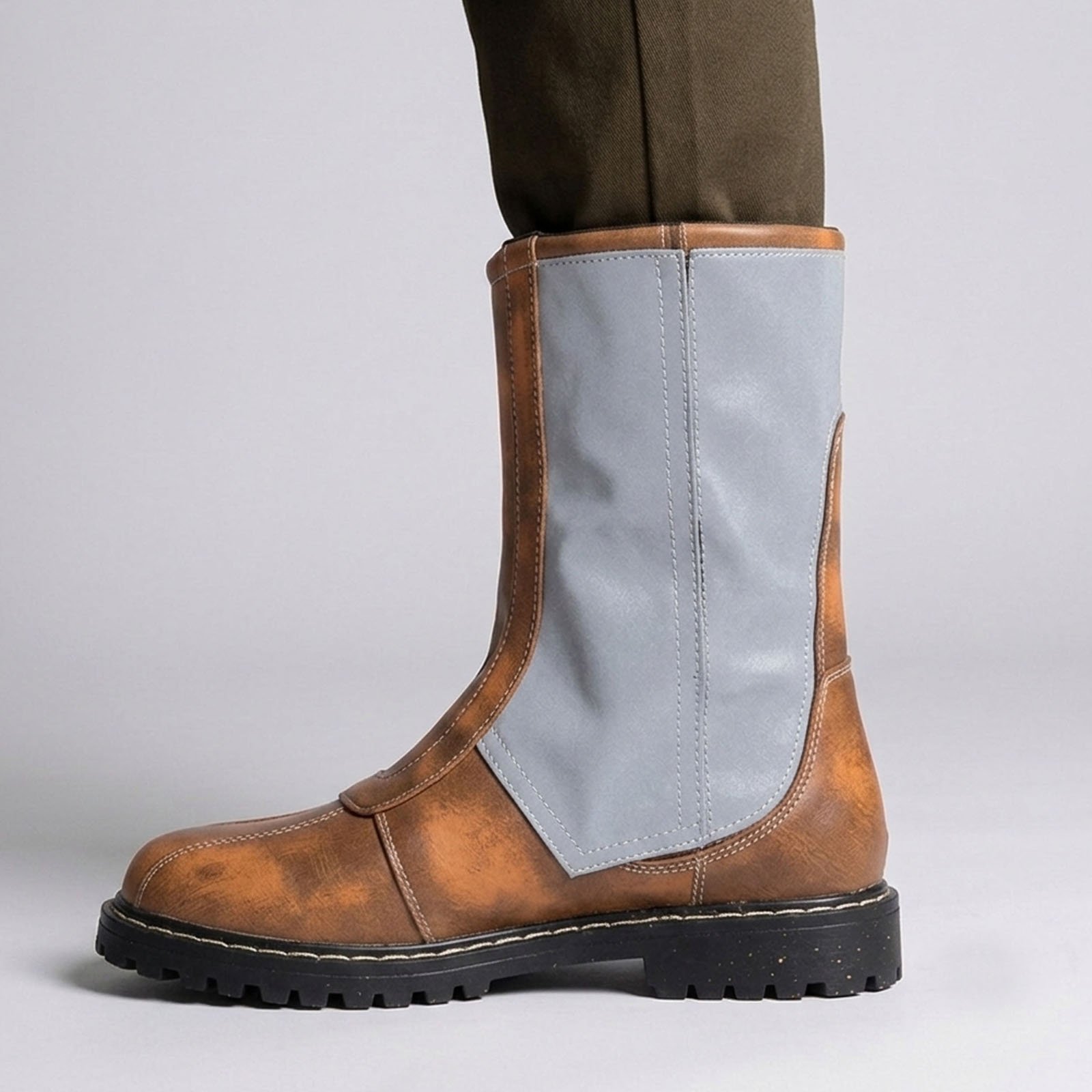 Din Djarin Leather Cosplay Boots - Image 2