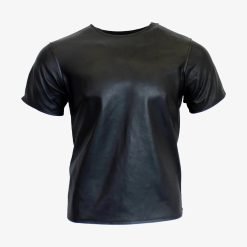 Alternative view of Leather Pant And T Shirt