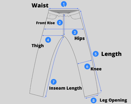 Men's Leather Pants Front & Back Laced - Image 6