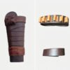 Mandalorian Leather Leg Greave Armor Set