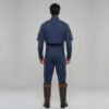 Mandalorian Olive Drab Flight Suit With Velcro Patches Star Wars Back view