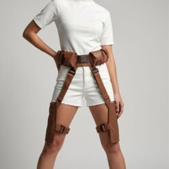 Bo Katan Kryze Leather belt With Pouches & holsters