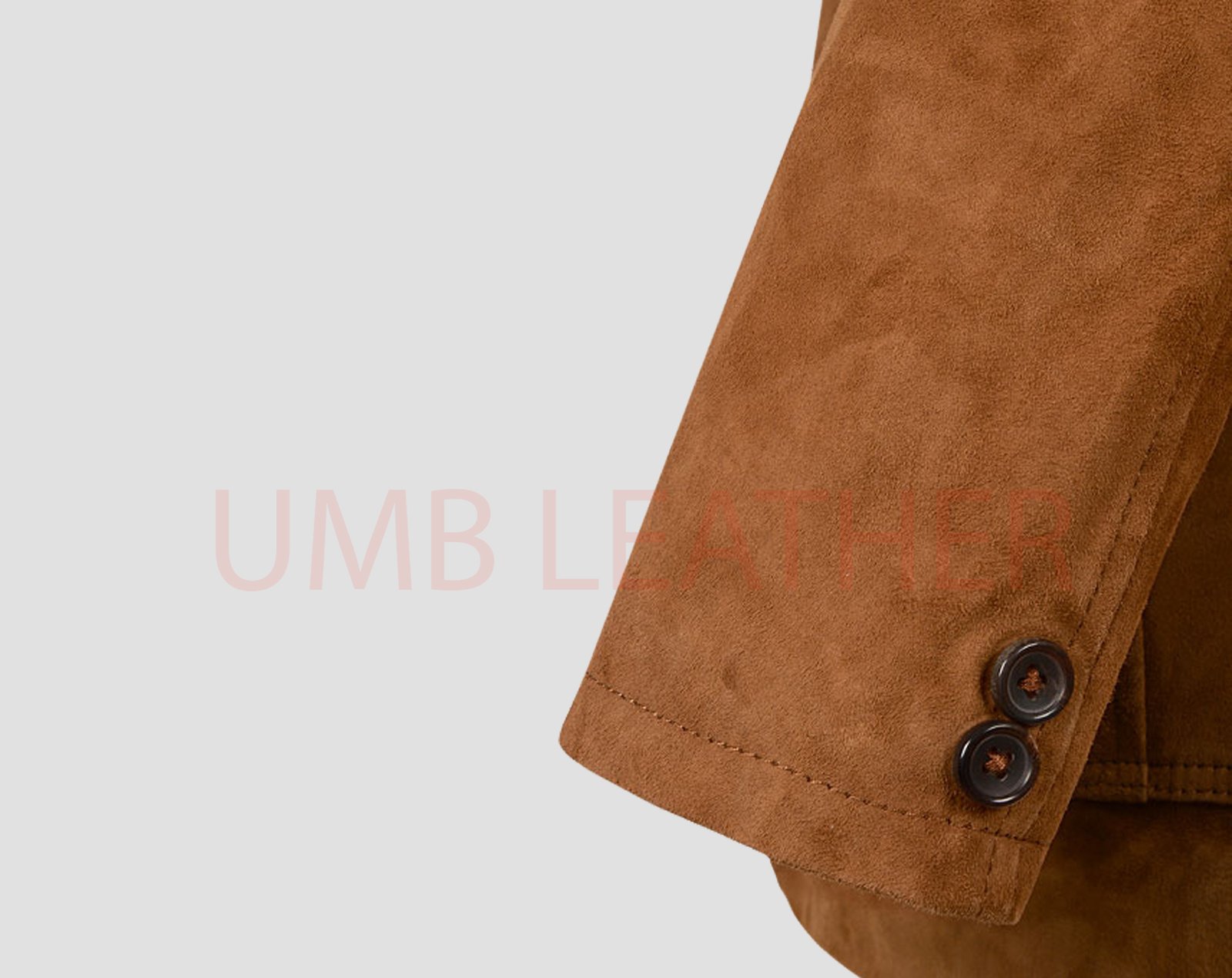 Men’s Suede Cowboy Blazer Coat - Image 5