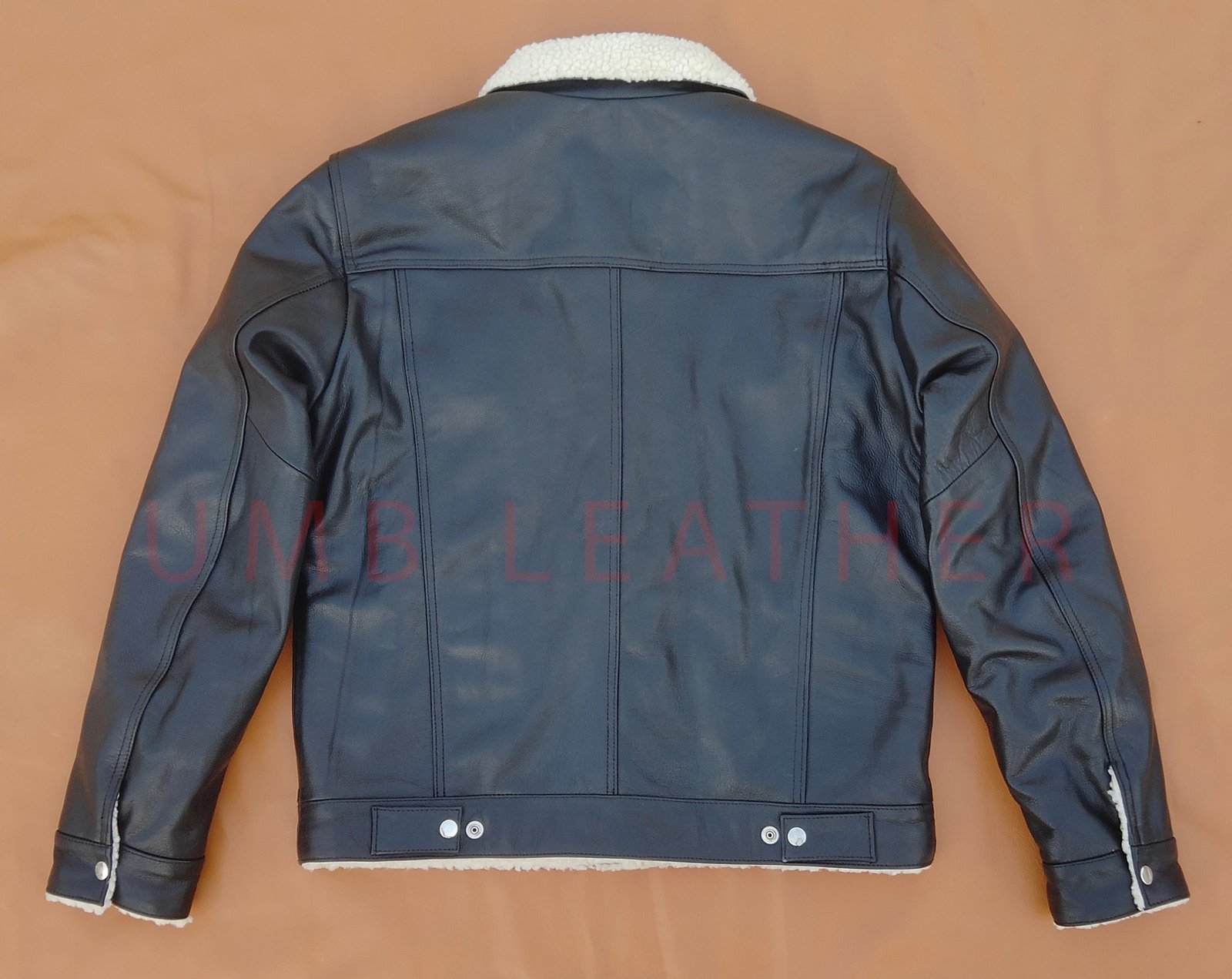 Denim Jean Style Fur Lining Jacket For Men - Image 3