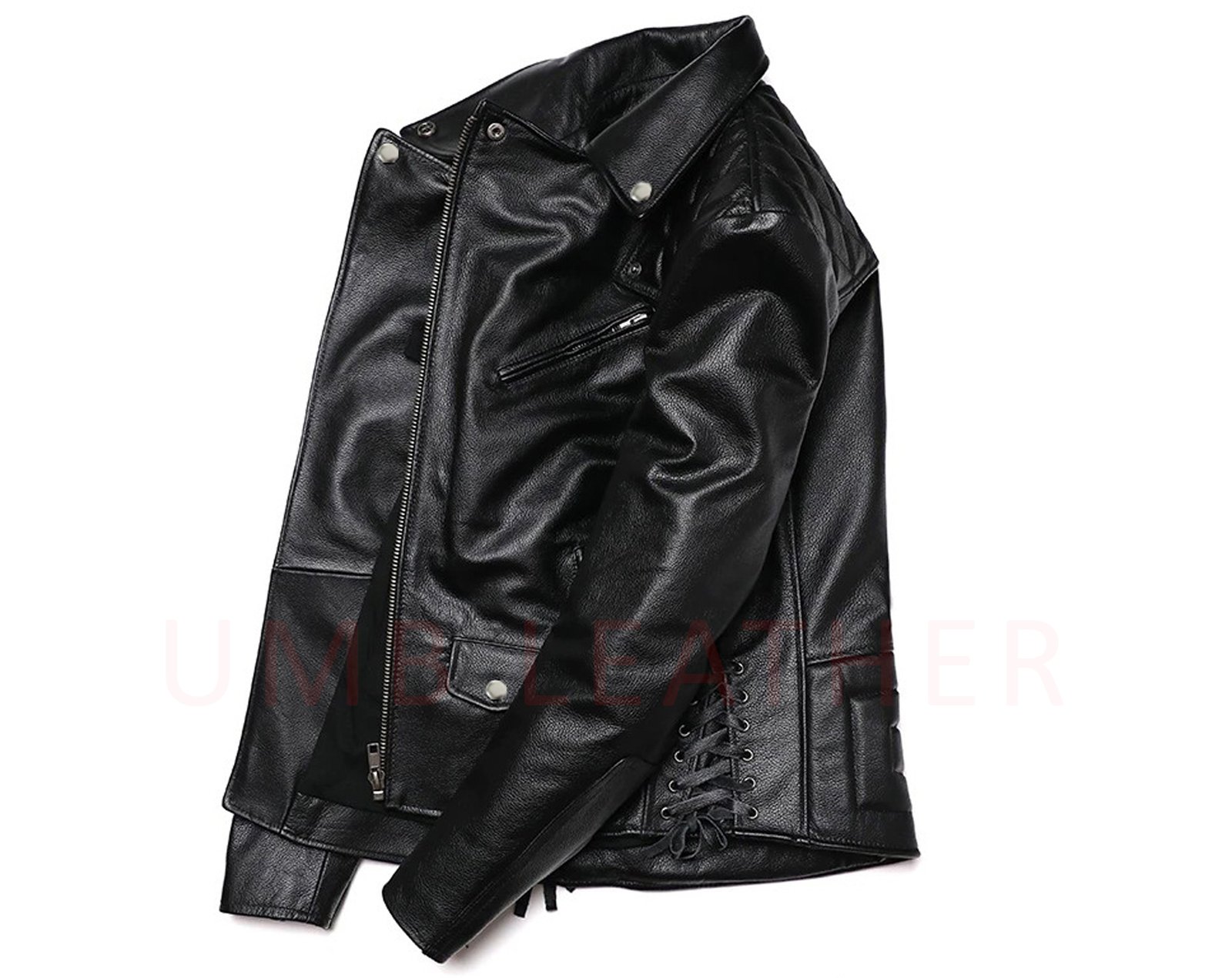 Genuine Cowhide real Leather biker Jackets - Image 6