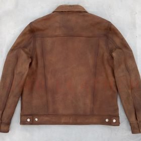Alternative view of Genuine Leather Trucker Jacket Men