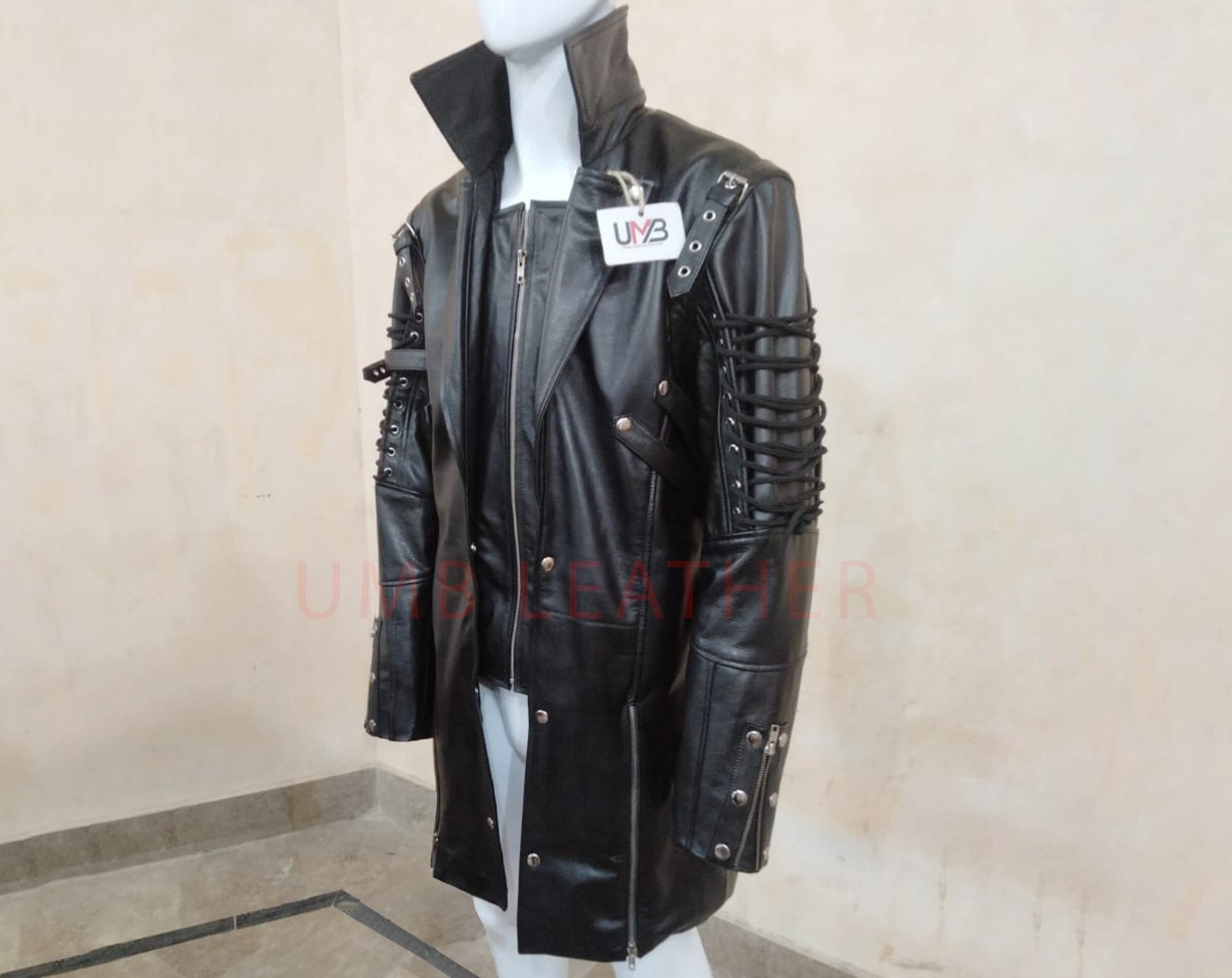 Steam punk Gothic Rave Coat - Image 5