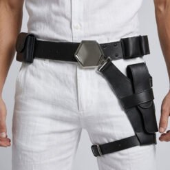 Han Solo Leather Belt With Holster