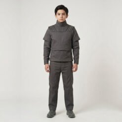 Mandalorian Dark Charcoal/Grey Flight Suit for kids Star Wars