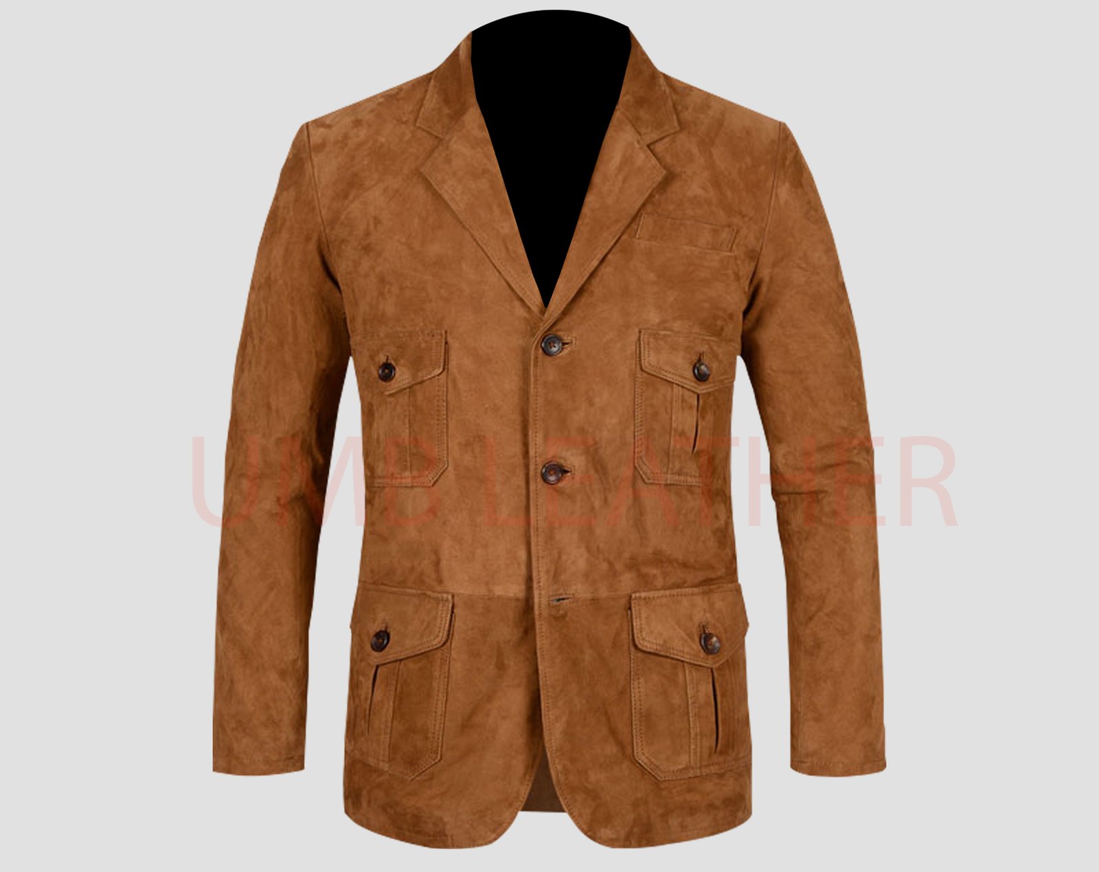 Men’s Suede Cowboy Blazer Coat