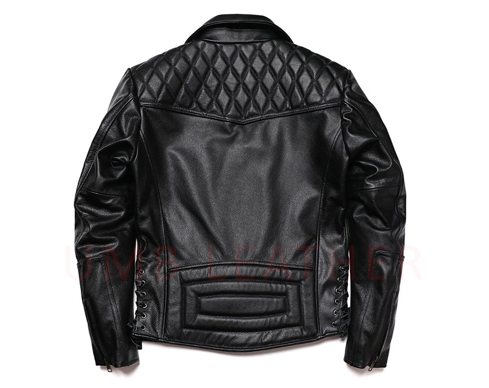 Genuine Cowhide real Leather biker Jackets - Image 2