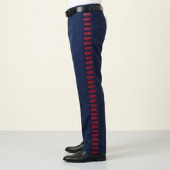 Alternative view of Han Solo Costume Pant Blue With Red Stripes