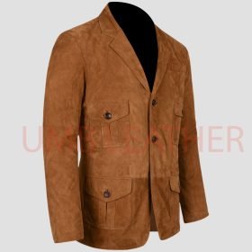 Alternative view of Men’s Suede Cowboy Blazer Coat