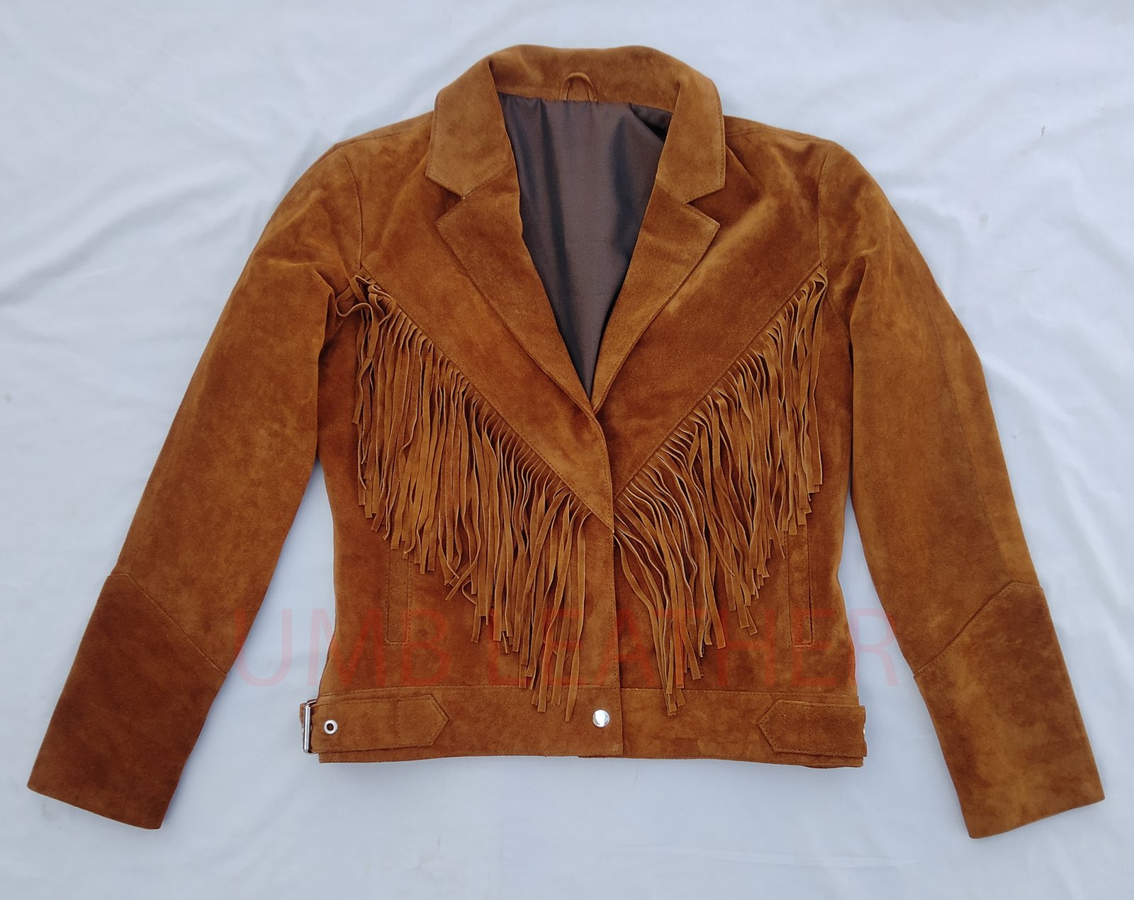 Women Suede fringes leather jacket