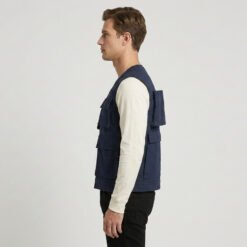 Alternative view of Han Solo Blue Vest Captain Of The Millennium Falcon Cosplay Costume