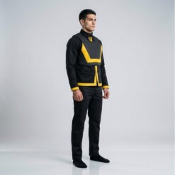 Alternative view of Helldivers 2 Flight Suit Black & Bright Yellow