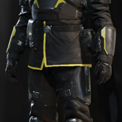 helldivers 2 Flight suit Black & Bright Yellow