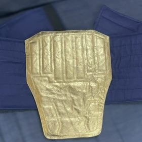 Mandalorian Waist Cummerbund Waistband And Golden Leather Tasset for E O
