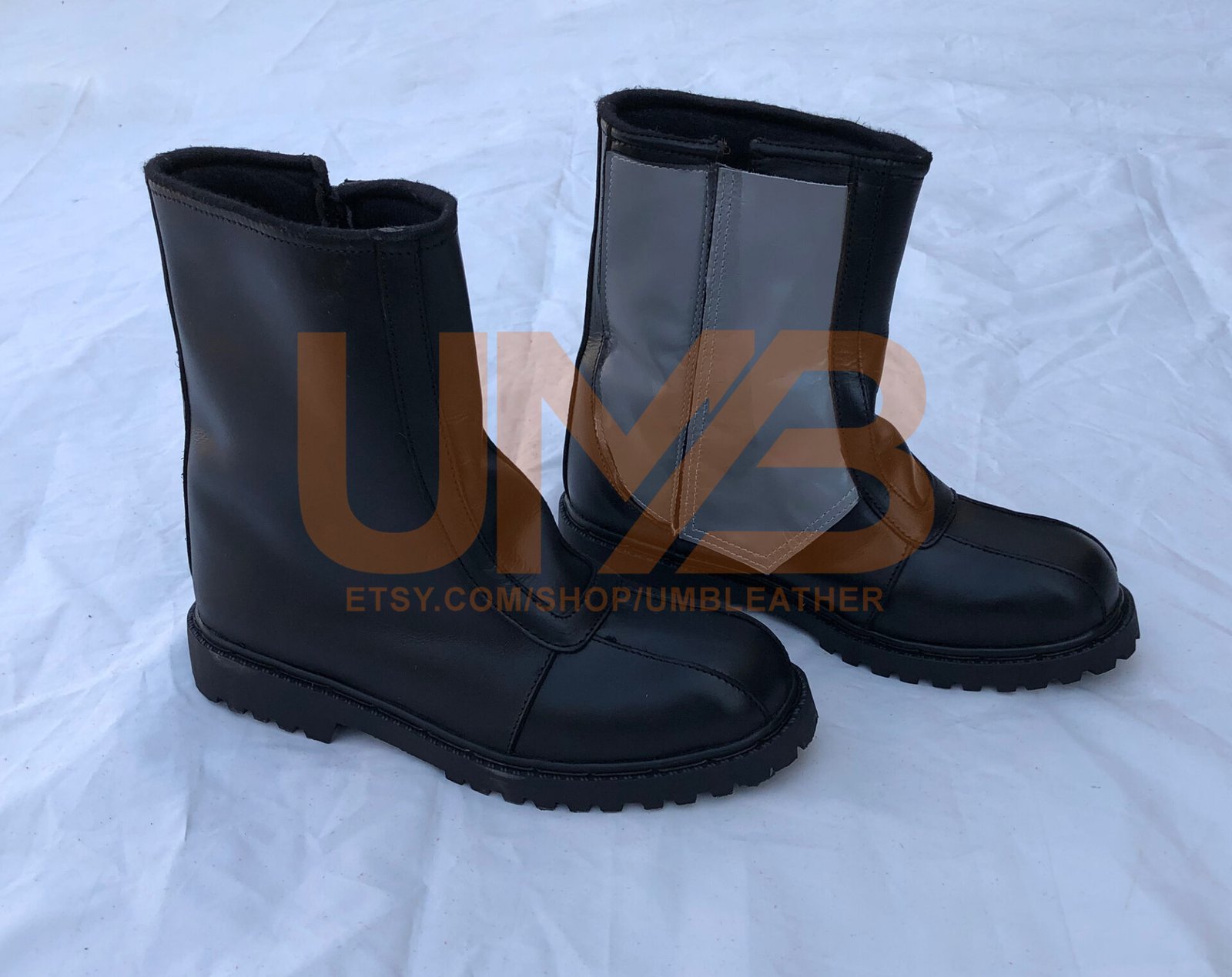 Mando Black Leather Boots - Image 3