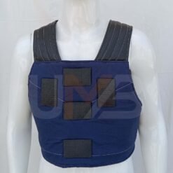 Alternative view of Din Djarin Navy Blue Flak Vest with Velcro Star Wars Cosplay Gear