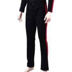Alternative view of Star Wars Jedi Fallen Order Inquisitor Cal Kestis Custom Black & Red Battle Suit – Shirt