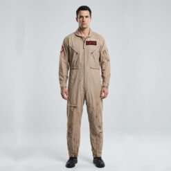 Dr. Venkman Ghostbusters Jumpsuit (1984) – Khaki Cotton Flight Suit